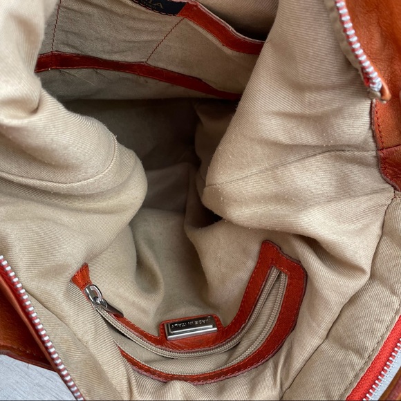 VINTAGE MARZIA Made in Italy GENUINE LEATHER HOBO Bag Purse - Picture 9 of 15